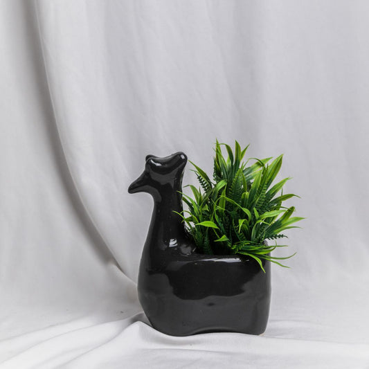 Black Camel Planter Set of 3