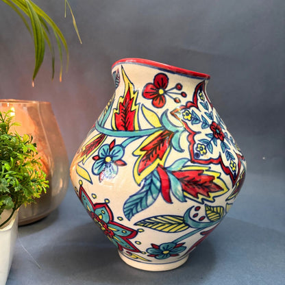 Inayat Mughal Handprinted Vase