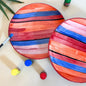 Sundowner Dinner Handpainted Plate set of 2