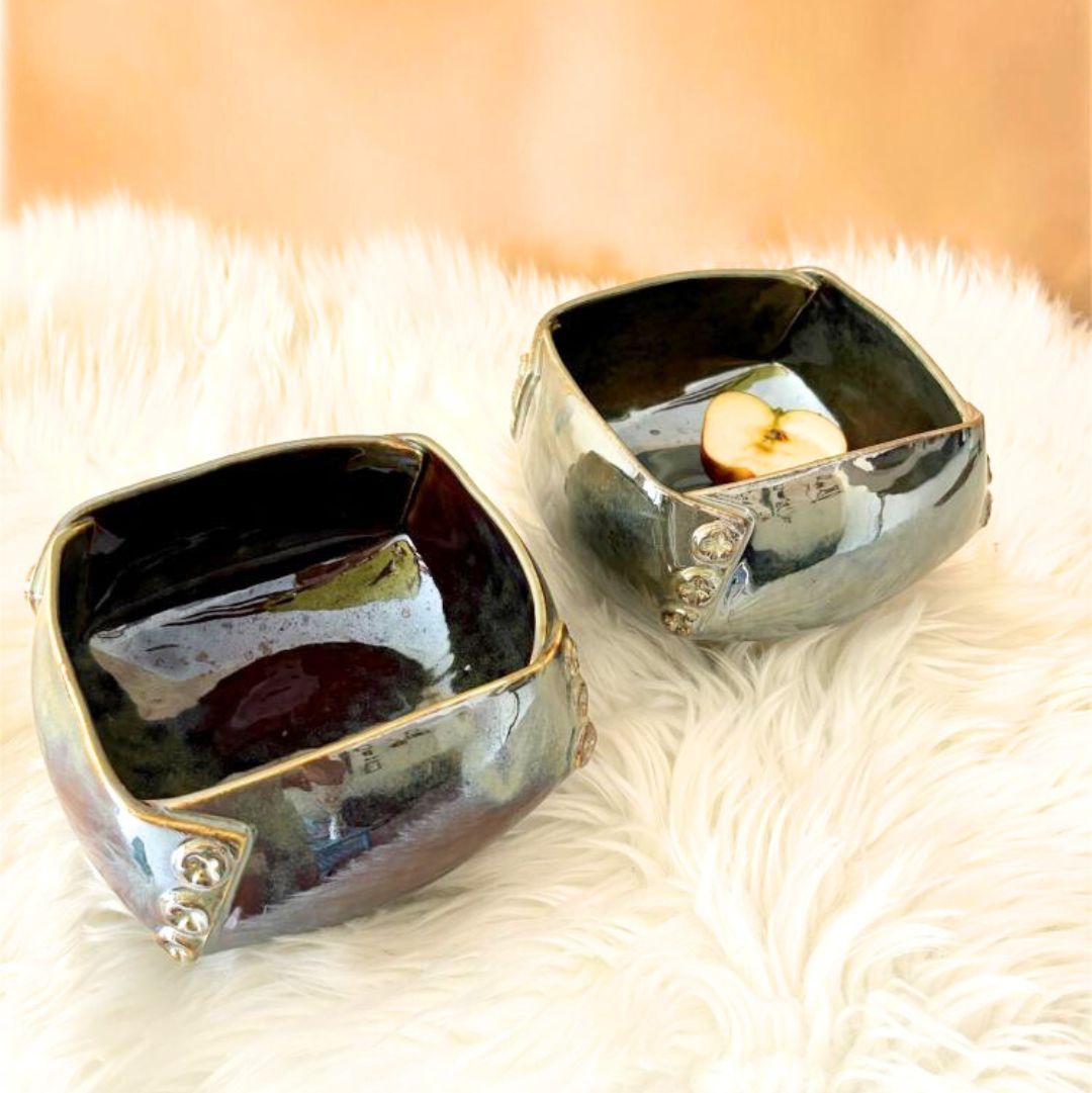 Shine Olive Button Bowl