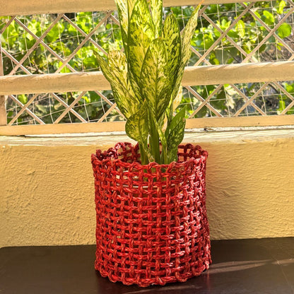 Sabai Red Grass Planter