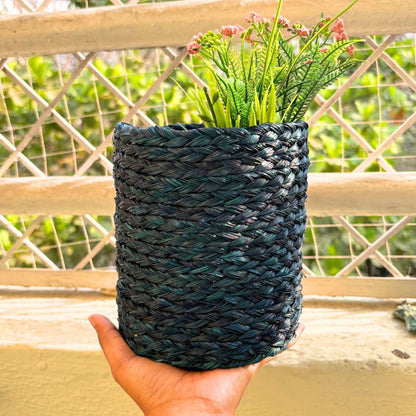 Sabai  Blue Small Planter