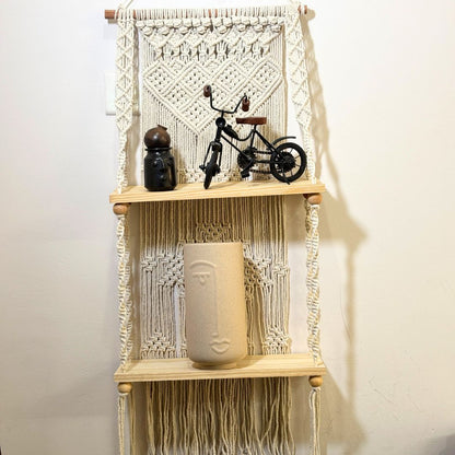 Boho charm double plank Wall Hanging - Trending
