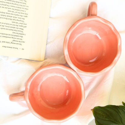 Rosy Pink Ceramic Soup Cup