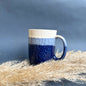 Azure Bliss Ceramic Coffee Mug Set of 2 – Elegant Everyday Drinkware for Office Use