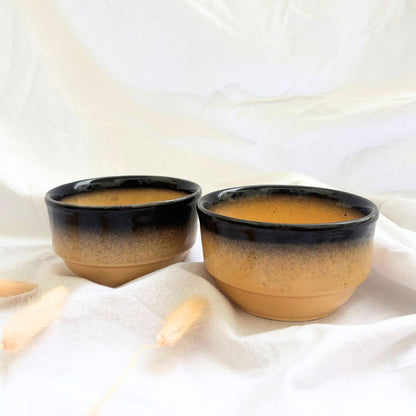 Twilight Ombre Ceramic Bowls