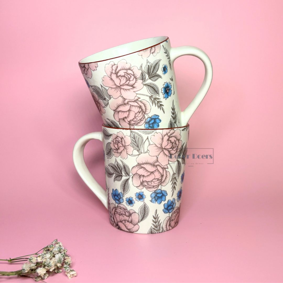 Decal Pink Ceramic Mug