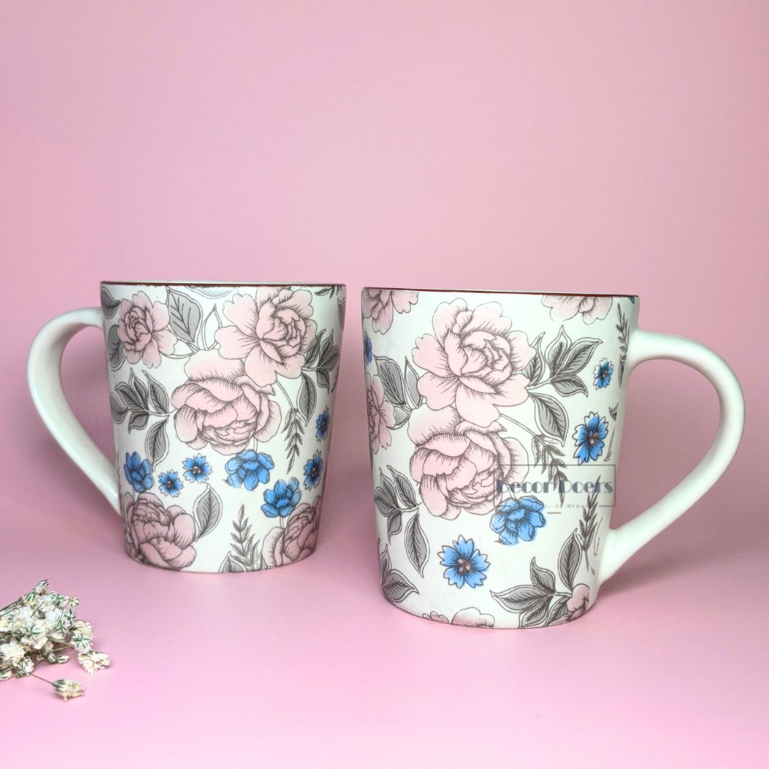 Decal Pink Ceramic Mug