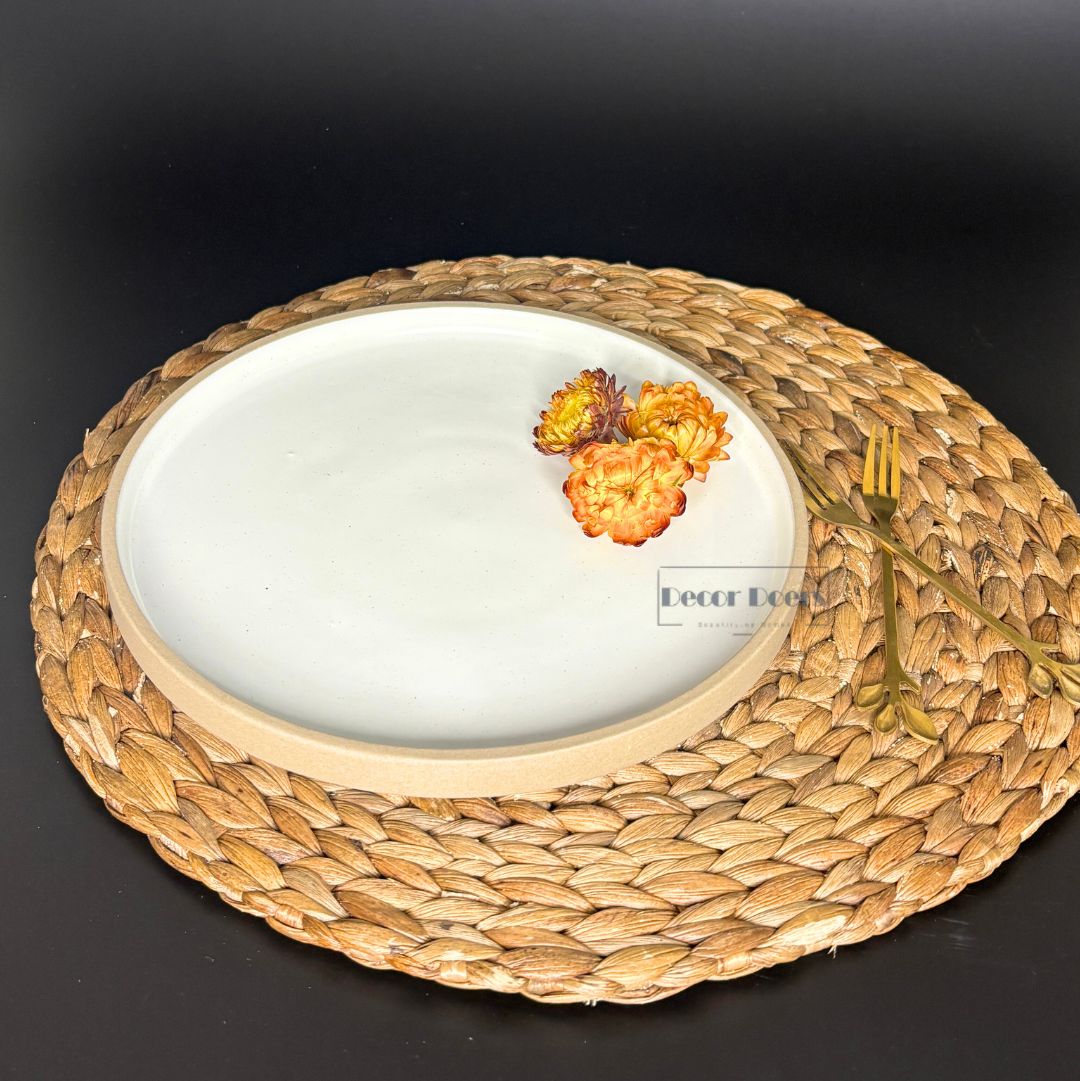 Essential White Rim Plate 8 Inch – Classic & Premium Dinnerware