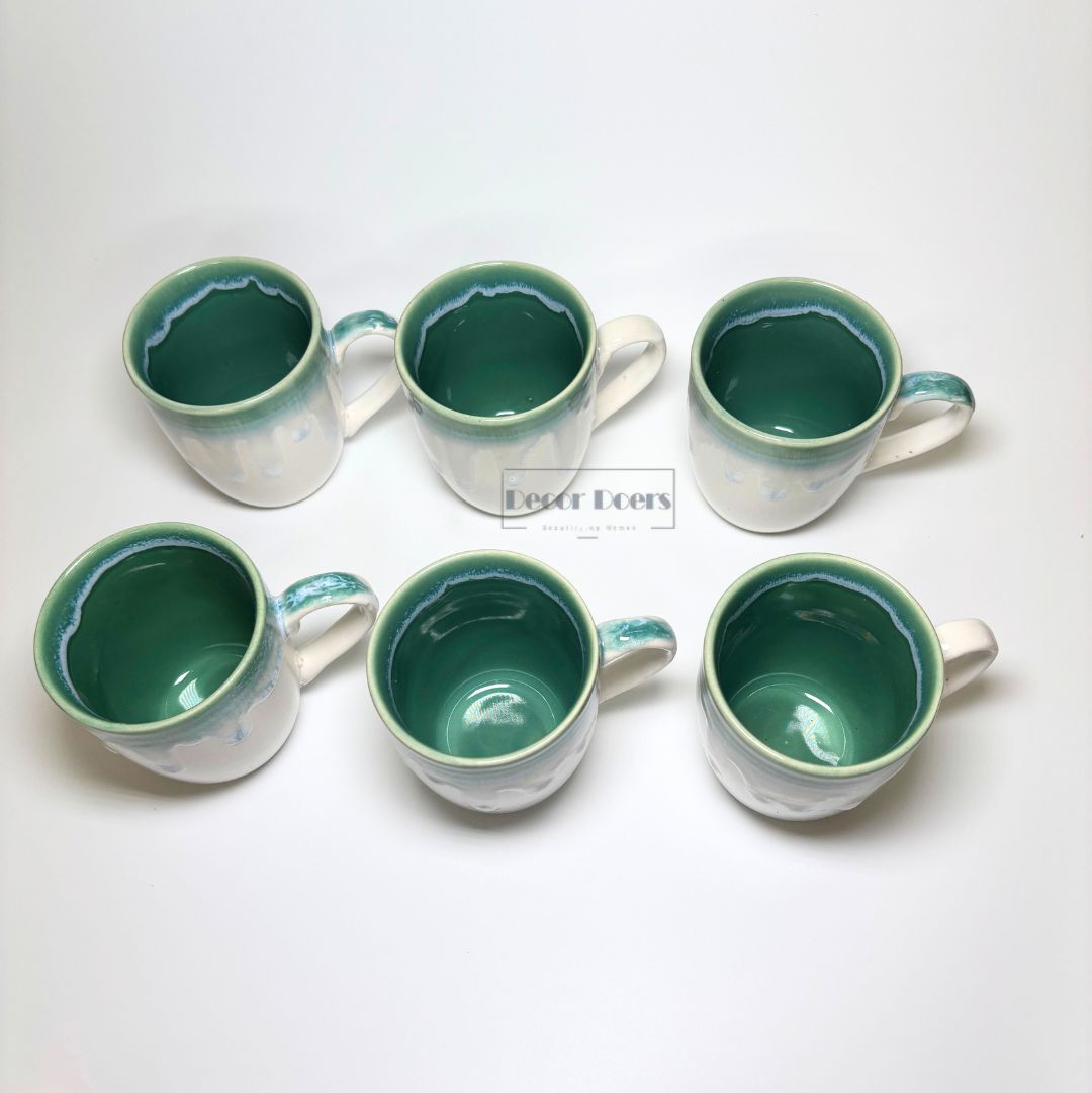 Vanila Sip Tea Cup Set of 6 – Modern, Durable & Premium