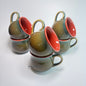 Olive Green Tea Cup Set of 6 – Premium Ceramic Collection