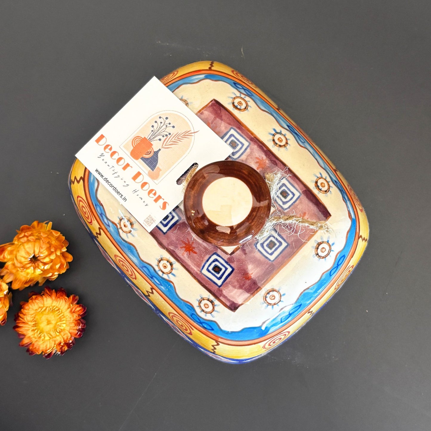 Terra Butter Dish | Handcrafted Ceramic Butter Dish for Modern Kitchens