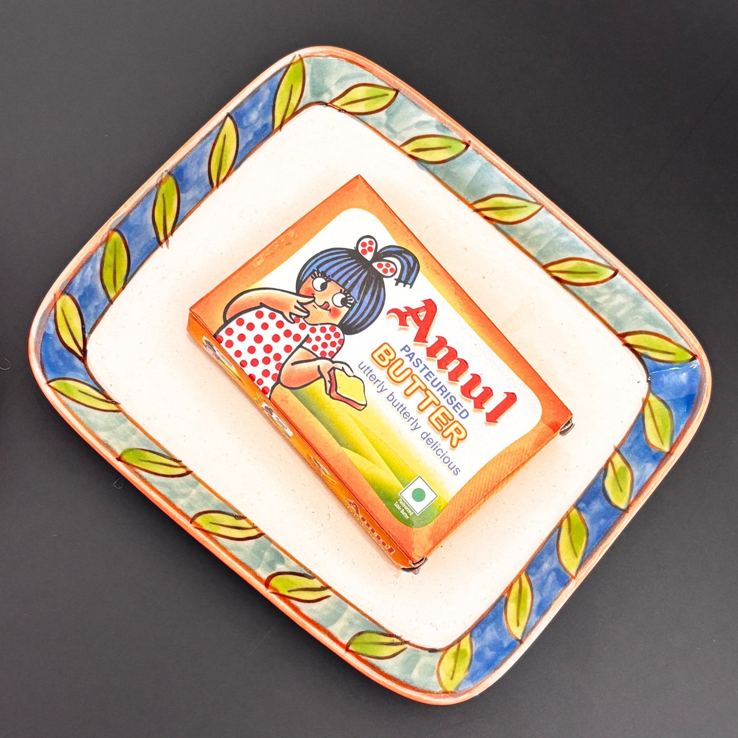 Floral Nook Butter Dish  | Handcrafted Ceramic Butter Dish