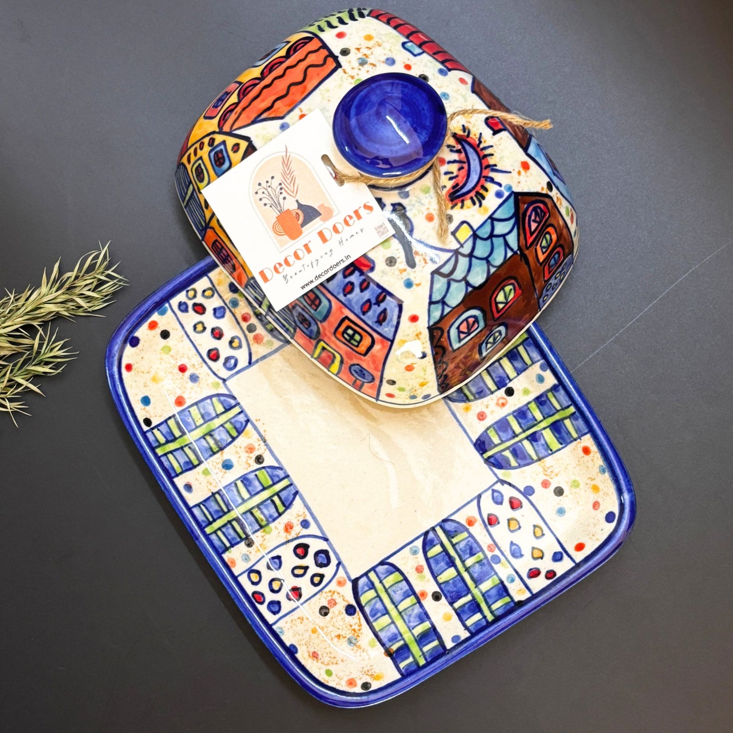 Melted Moments Butter Dish | Handcrafted Ceramic Butter Dish