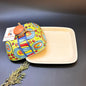 Orange Aura Butter Dish  | Handcrafted Ceramic Butter Dish