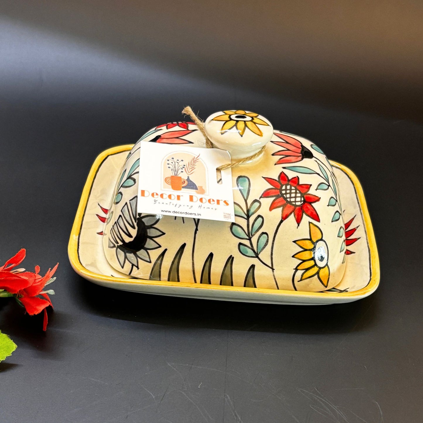 Garden Glow Butter Dish