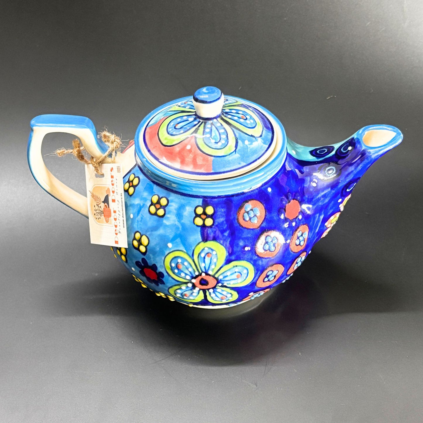 Glaze me pretty ceramic tea pot