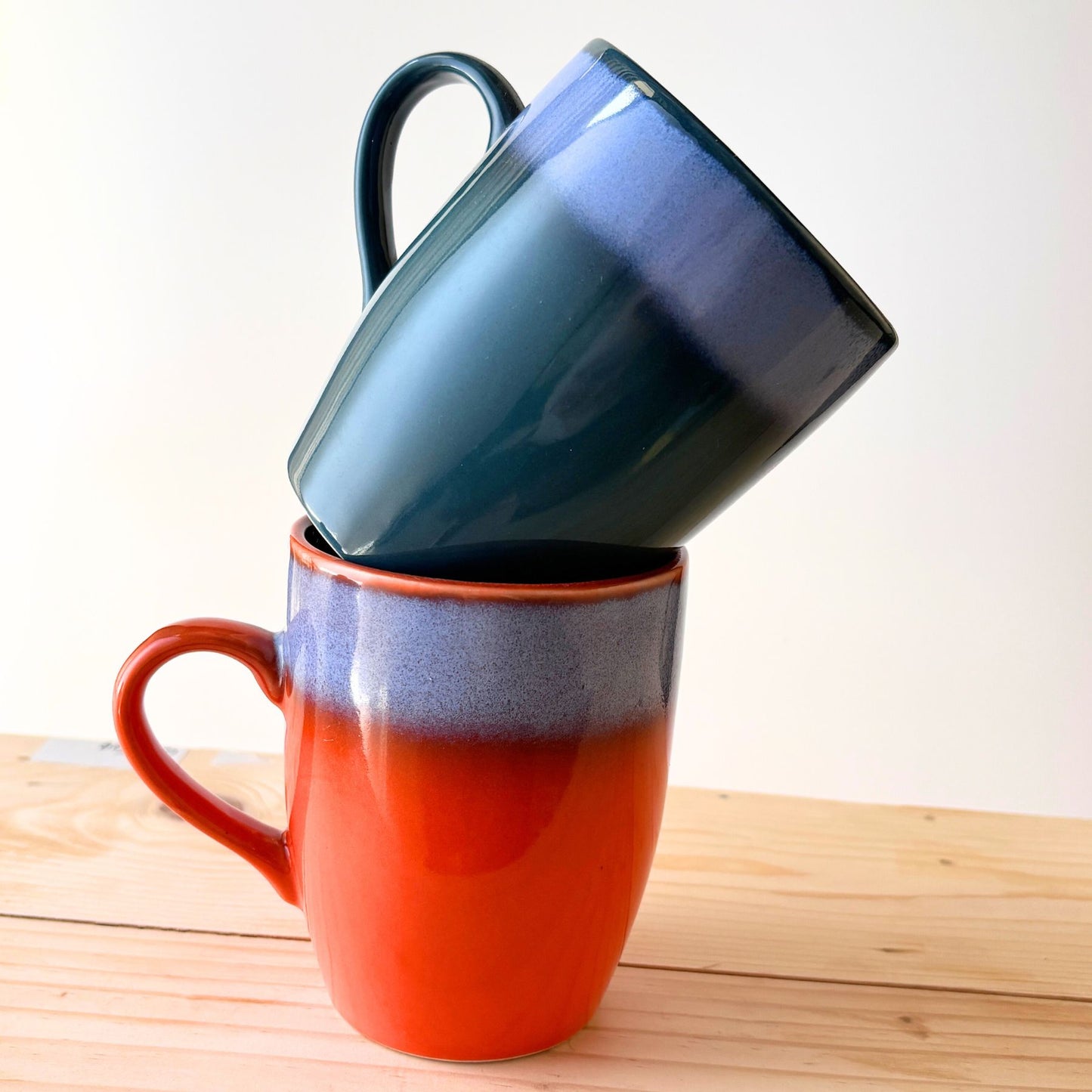 Willow Solid Mugs Set 2 - Premium Ceramic Mugs