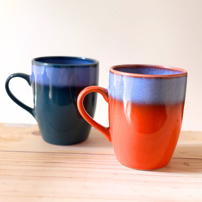 Willow Solid Mugs Set 2 - Premium Ceramic Mugs