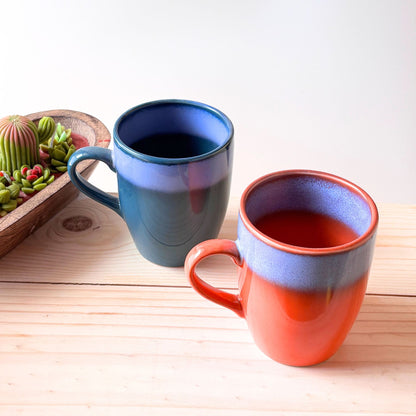 Willow Solid Mugs Set 2 - Premium Ceramic Mugs