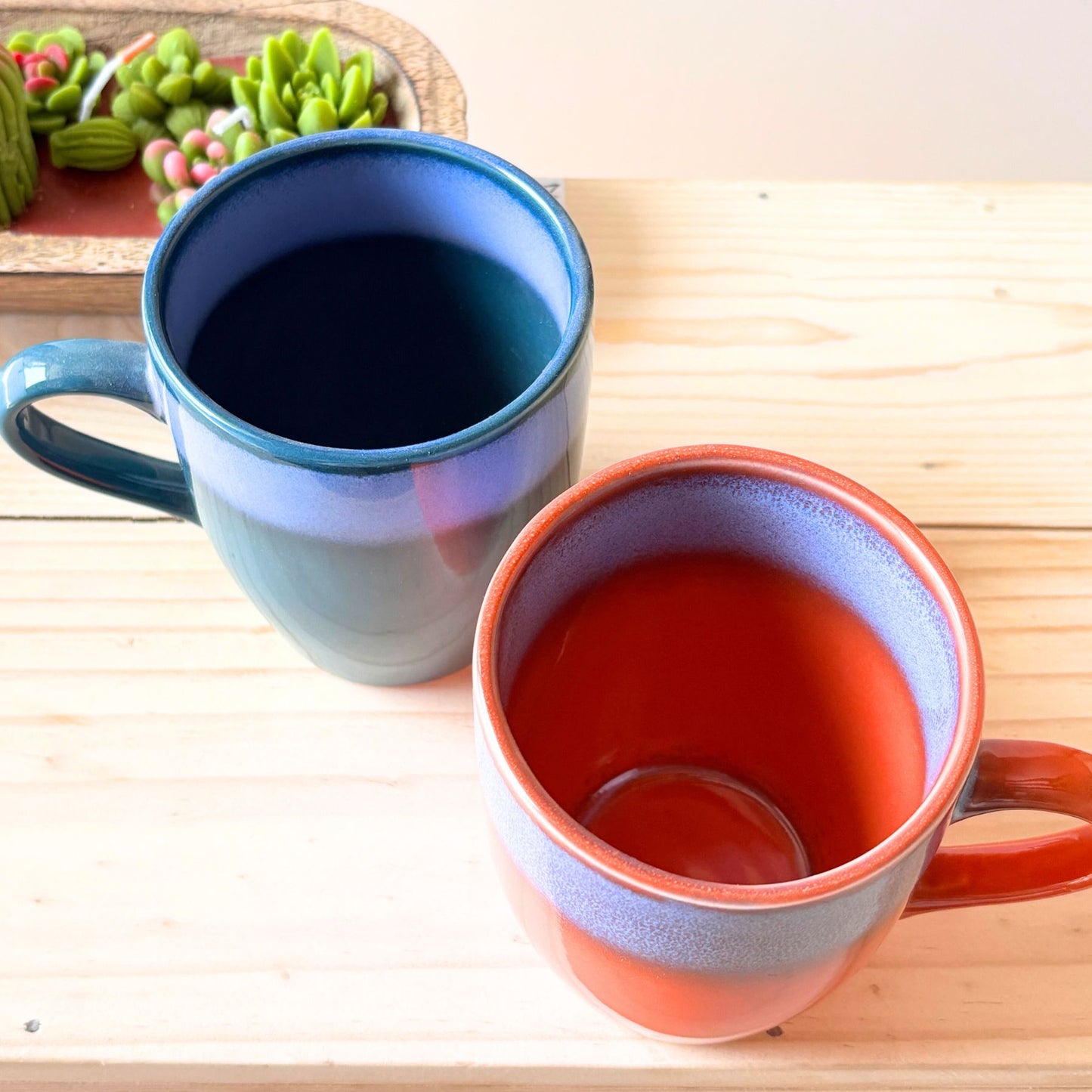 Willow Solid Mugs Set 2 - Premium Ceramic Mugs