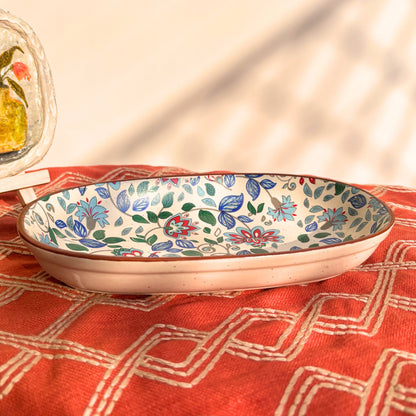 Purple Bay Platter Set of 3 | Ceramic Tray with Chat Plates