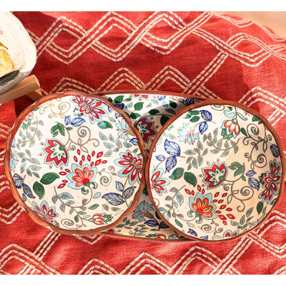 Purple Bay Platter Set of 3 | Ceramic Tray with Chat Plates