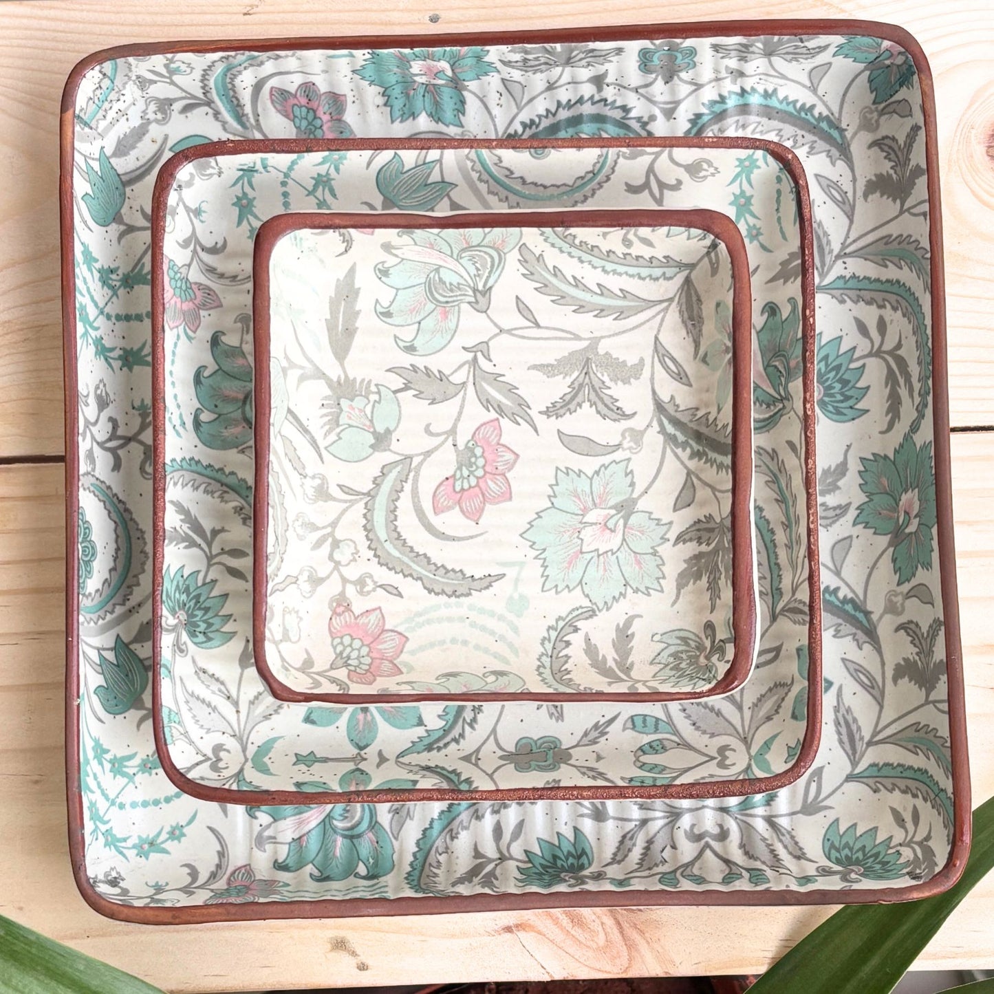 Birch Decal 3 Pc Platter Set - Highest selling