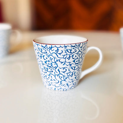 Premium Decal Rocia Tea Cups – Ceramic Tea Cup Set of 6
