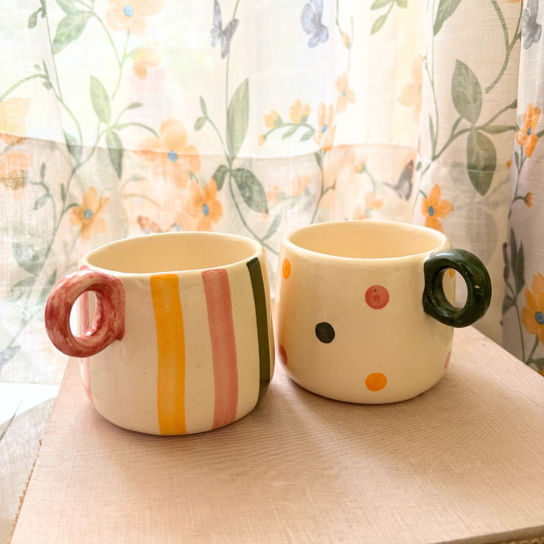 Dot N Line Mug Set of 2