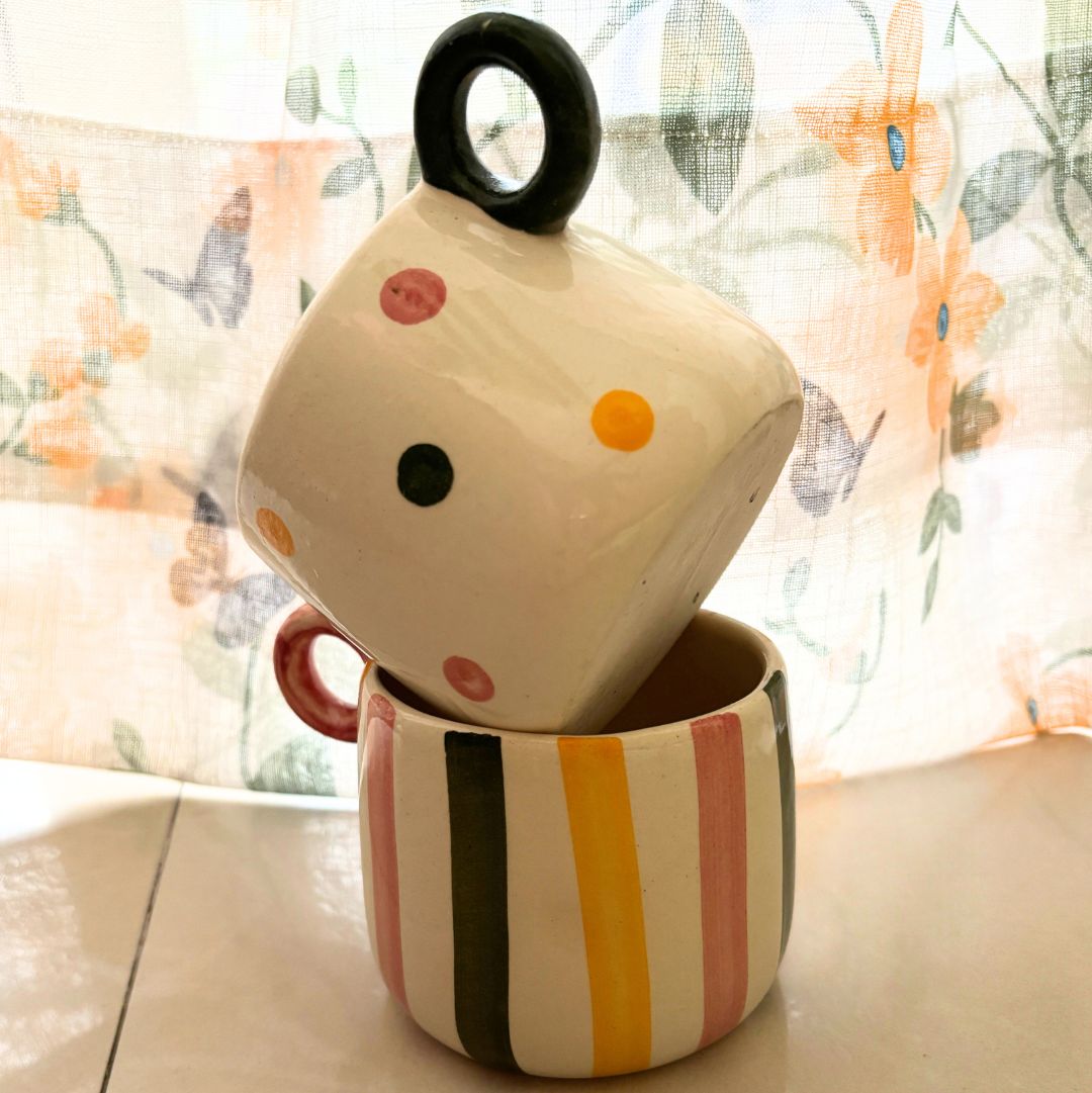 Dot N Line Mug Set of 2