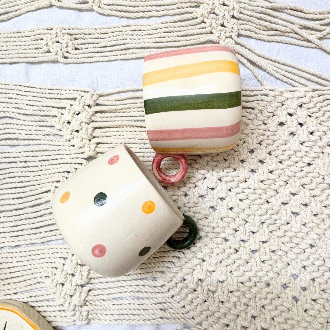Dot N Line Mug Set of 2