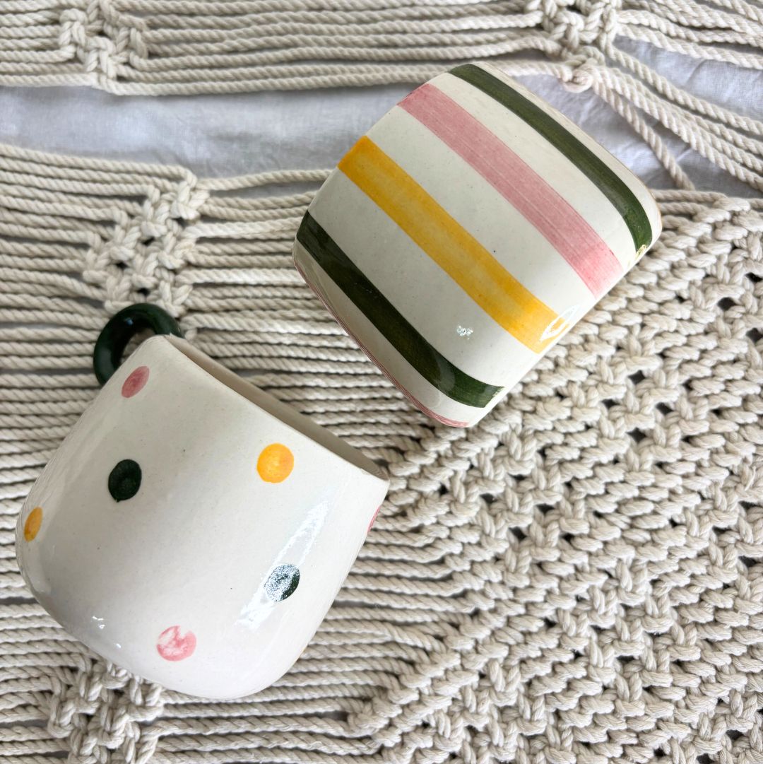 Dot N Line Mug Set of 2