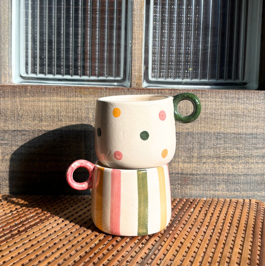 Dot N Line Mug Set of 2