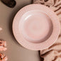 Stylish Bliss Pink Pasta Plate Set of 2