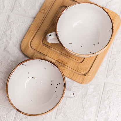 Caffeinated Cappuccino Mug - White Ceramic Mug