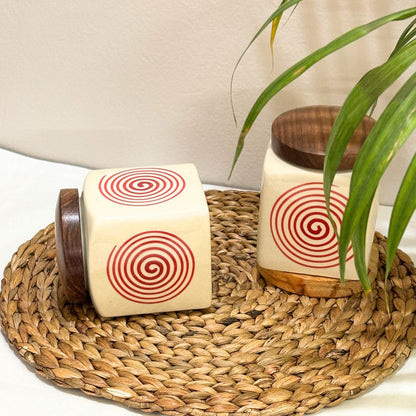 Coil Multipurpose Airtight Jar