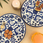 Nestling Hand-Printed Dinner Plate Set of 2