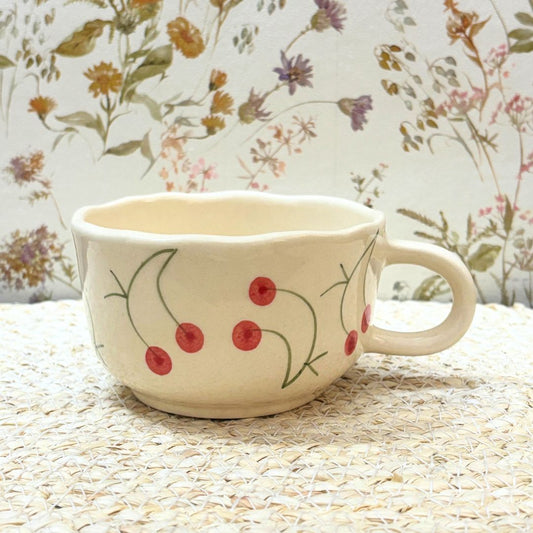 Red Berries Soup Bowl