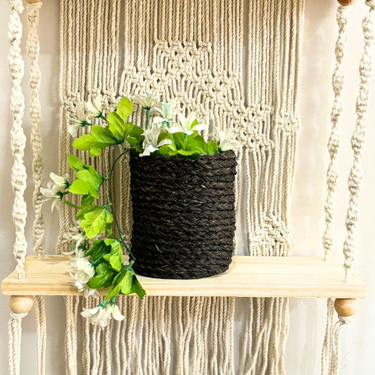 Sabai Black Small Planter
