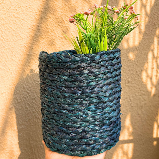 Sabai  Blue Small Planter