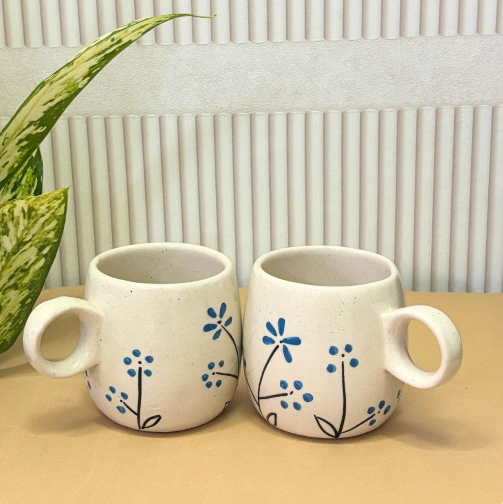 Daisy Delight Ceramic Coffee/Tea Mug Set of 2