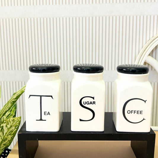 Minimalist Tea Sugar Coffee Jar