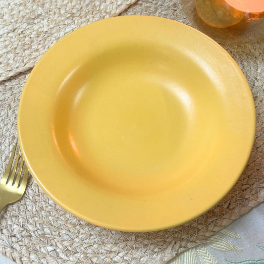 Yellow Pasta Plate