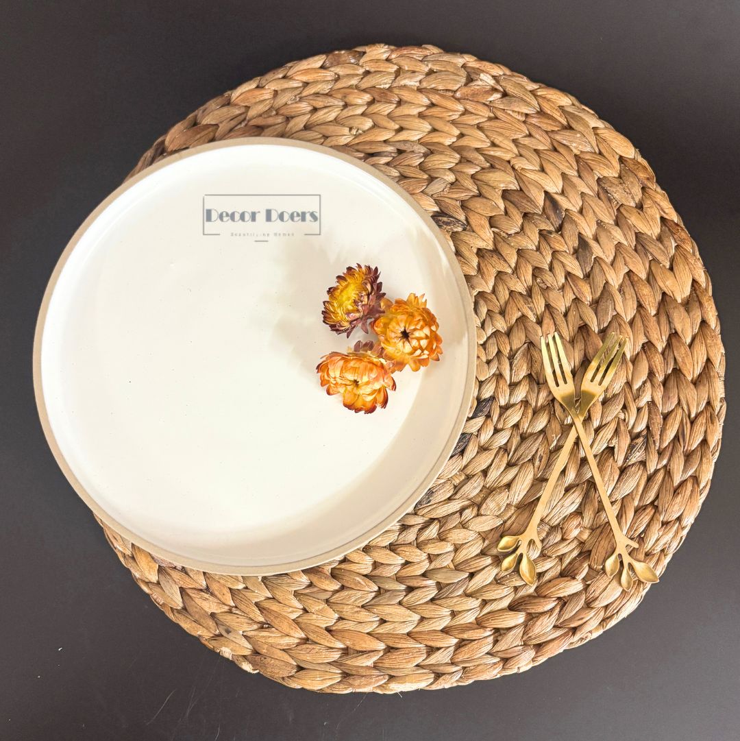Essential White Rim Plate 8 Inch – Classic & Premium Dinnerware