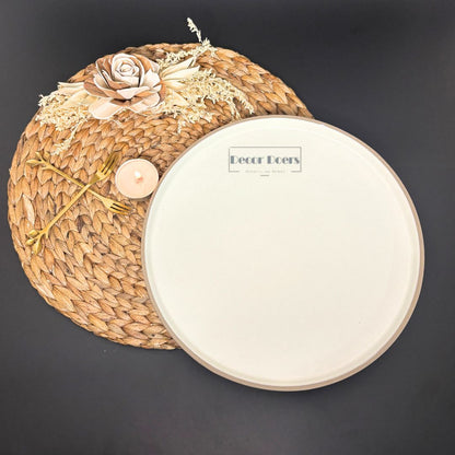 Everyday Essential 10 Inch Rim Plate – Premium Dinnerware for Daily Use