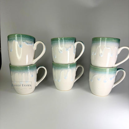 Vanila Sip Tea Cup Set of 6 – Modern, Durable & Premium