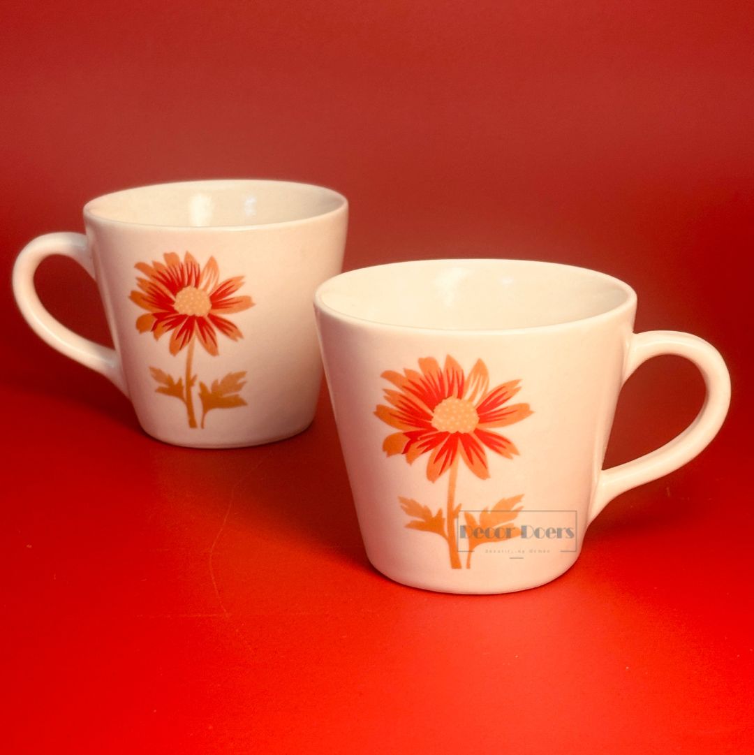 Bougain Bliss Tea Cup Set of 2 – Sleek & Stylish Design