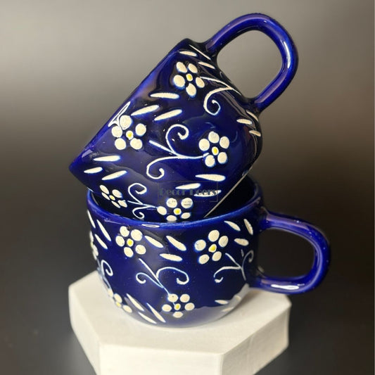 Premium Blue Heaven Coffee Mug Set of 2 – Modern & Durable