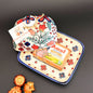 Utterly Bouquet Butter Dish | White & Blue Ceramic Butter Dish